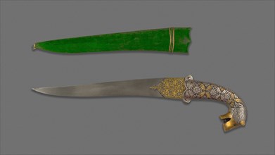 Dagger with Lion-Head Pommel, 17th/18th century. Creator: Unknown.