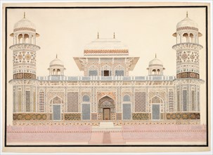 I'timad-ud-Daula's Tomb at Agra, c. 1820. Creator: Unknown.
