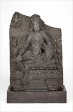 Goddess Hariti Seated Holding a Child, Pala period, 10th/11th century. Creator: Unknown.