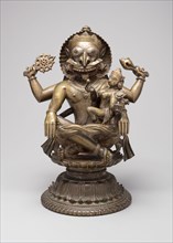 Lion-Headed Incarnation of God Vishnu (Narasimha), c. 15th century. Creator: Unknown.