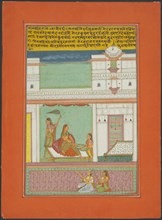 Malashri Ragini, Page from a Jaipur Ragamala Set, 1750/70. Creator: Unknown.