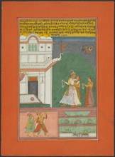 Malavagaudi Ragini, Page from a Jaipur Ragamala Set, 1750/70. Creator: Unknown.