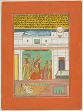 Ragini Desavaradi, Page from a Jaipur Ragamala Set, 1750/70. Creator: Unknown.