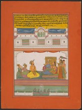 Raga Shri-rag, Page from a Jaipur Ragamala Set, 1750/70. Creator: Unknown.
