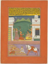 Ragini Kedara, Page from a Jaipur Ragamala Set, 1750/70. Creator: Unknown.