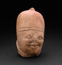 Head from a Figurine of a Chinese Dignitary, 14th/15th century. Creator: Unknown.