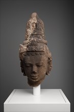 Head of Bodhisattva Avalokiteshvara, 9th century. Creator: Unknown.
