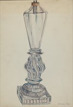 Lamp, c. 1936. Creator: Ella Josephine Sterling.
