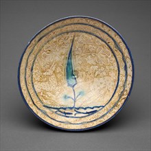 Bowl with Tree and Fish-Pond Motif, 13th/14th century. Creator: Unknown.