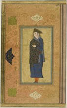 Portrait of a Young Prince, Safavid dynasty (1501-1722), c.1600/1630. Creator: Unknown.