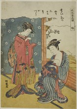 Fidelity (Shin), from the series "A Fashionable Parody of the Five Virtues (Furyu..., c.1776/81. Creator: Isoda Koryusai.