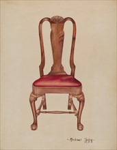 Side Chair, c. 1937. Creator: Charles Squires.