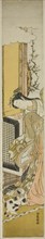 Parody of the Third Princess and Her Pet Cat, c. 1772. Creator: Isoda Koryusai.