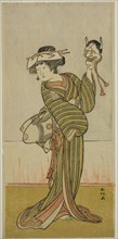 The Actor Yamashita Kinsaku II in an Unidentified Role, c. 1776. Creator: Katsukawa Shunko.