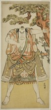 The Actor Nakamura Nakazo I as the Yakko Nakahei Disguised as Miura Arajiro (?)..., c. 1782. Creator: Katsukawa Shunko.