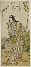 The Actor Segawa Kikunojo III as Yamauba in the Play Otokoyama Furisode Genji..., c. 1785. Creator: Katsukawa Shunko.
