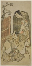 The Actors Nakamura Nakazo I as Kagekiyo Dressed as a Beggar (right), and Otani Hiroji, c. 1783. Creator: Katsukawa Shunko.