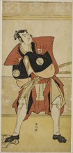 The Actor Sakata Hangoro III as Omi no Kotoda in the Play Haru no Nishiki Date-zome..., c. 1790. Creator: Katsukawa Shunko.