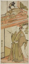 The Actors Iwai Hanshiro IV as Okaru and Onoe Kikugoro I (?) as Yuranosuke, late 18th century. Creator: Katsukawa Shunko.