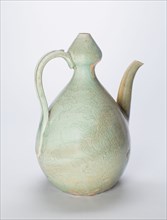 Gourd-Shaped Ewer with Lotus Flowers, Korea, Goryeo dynasty, late 12th/early 13th century. Creator: Unknown.