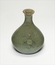 Vase with Chrysanthemum Flower Heads, Korea, Goryeo dynasty (918-1392), mid-13th century. Creator: Unknown.
