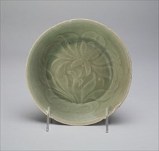 Bowl with Stylized Flowers and Leaves, Korea, Goryeo dynasty (918-1392), mid/late 12th century. Creator: Unknown.