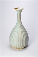 Bottle with Bamboo Fluting, Korea, Goryeo dynasty (918-1392), 13th century. Creator: Unknown.