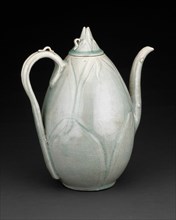 Ewer Formed as Sprouting Bamboo, Korea, Goryeo dynasty(918-1392), 12th century. Creator: Unknown.