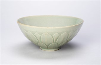 Bowl with Layered Lotus Petals, South Korea, Goryeo dynasty (918-1392), 12th century. Creator: Unknown.