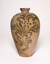 Vase with Stylized Floral Scrolls, Korea, Goryeo dynasty (918-1392). Creator: Unknown.