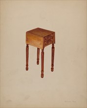 Sewing-table, 1935/1942. Creator: Edna C. Rex.