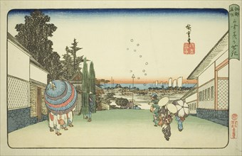 Kasumigaseki, from the series "Famous Places in Edo (Koto meisho)", c. 1832/34. Creator: Ando Hiroshige.