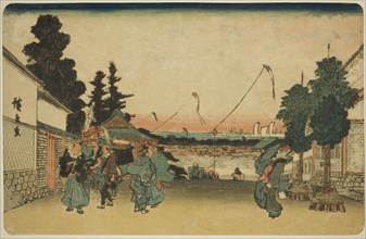 Kasumigaseki, from the series "Famous Places in Edo (Koto meisho)", c. 1839/42. Creator: Ando Hiroshige.