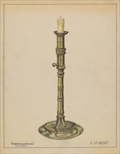 Candlestick, c. 1936. Creator: Jack Staloff.