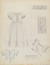 Infant's Dress and Shirt, c. 1936. Creator: Ella Josephine Sterling.