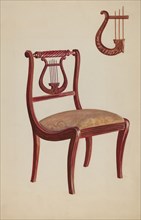 Chair, c. 1936. Creator: Ella Josephine Sterling.