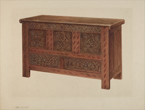 Chest with Drawer, c. 1938. Creator: Charles Squires.