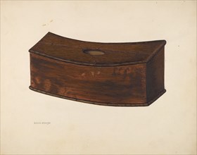 Wooden Cutlery Box, c. 1942. Creator: Erwin Stenzel.