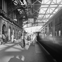 Bournemouth Central Station, Bournemouth, Hampshire, 23/06/1956. Creator: John Laing plc.