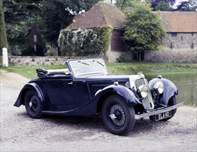 1937 Aston Martin 2 litre Abbott body. Creator: Unknown.