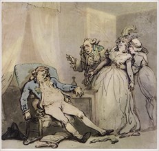 The Suicide, c1780-1825. Creator: Thomas Rowlandson.