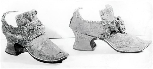 Pair of Shoes, England, 1720s/40s.