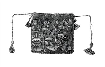 Bag (Needlework), England, 1601/25.