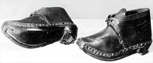 Lancastershire Clogs (Children's Shoes), England, 1875/1900.