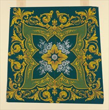 Design for a Cushion or Chair Seat Cover, France, 1804/14.