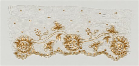 Fragment (from a border), France, c. 1860.