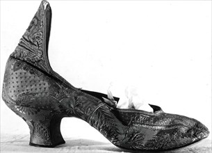 Shoe (Single), France, 1880s.