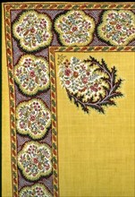 Handkerchief, France, c. 1870.