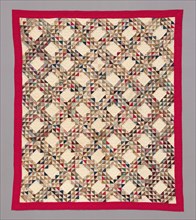 Bedcover ("Ocean Wave" Quilt), United States, c. 1883.