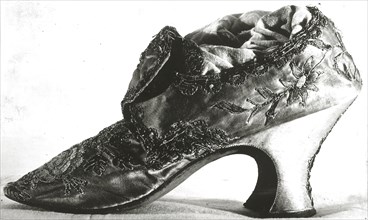 Shoe (Single), England, 1770s.